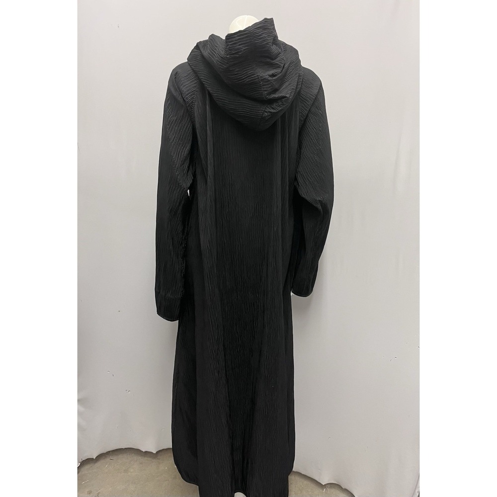 Mycra Pan One Reversible Coat Black Hood Artsy Style Size 1‎ - S/M Fits Large L - Picture 3 of 12